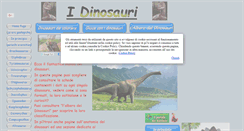 Desktop Screenshot of idinosauri.it